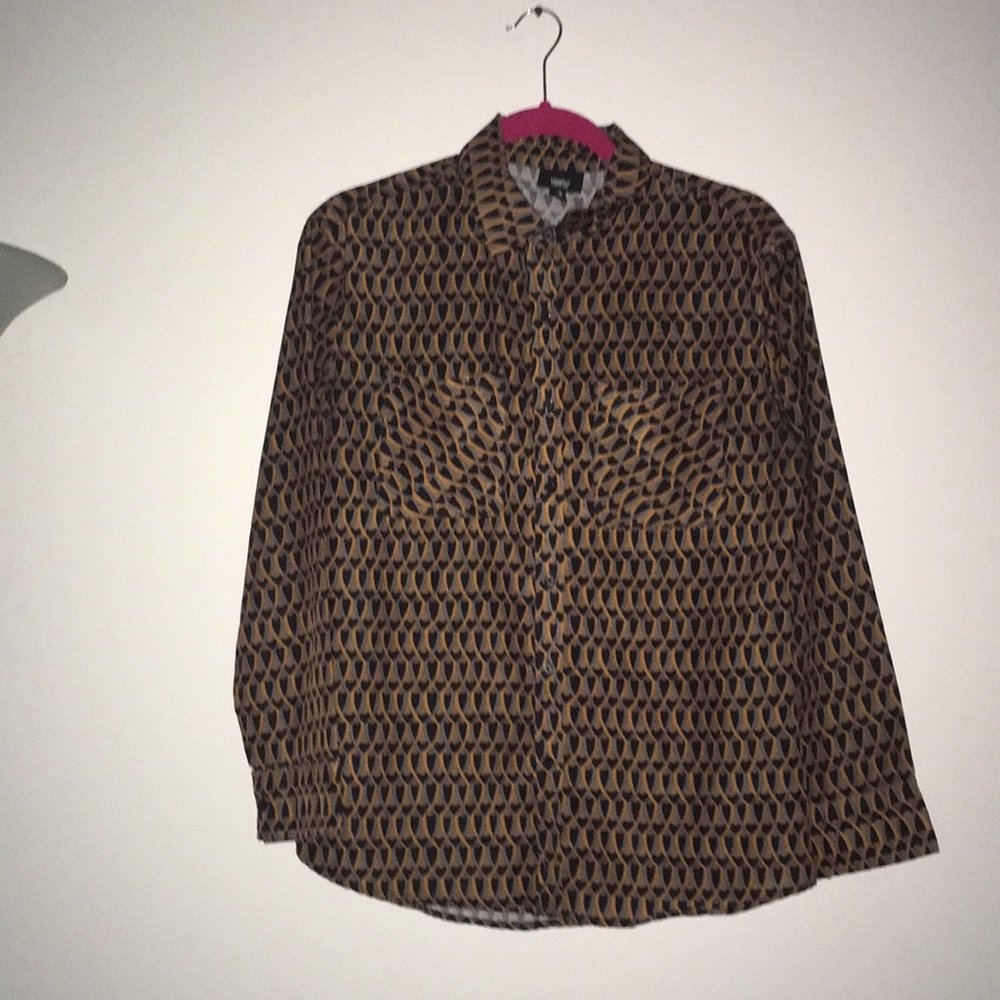 Patterned Button Down - Picture 2 of 3